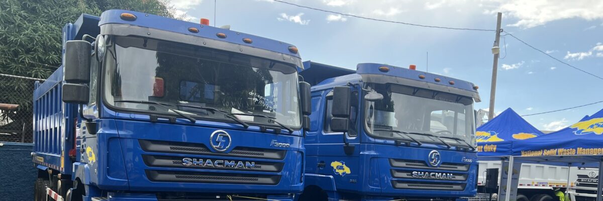 NSWMA receives 10 tipper trucks to boost National Hurricane Melissa Clean-up Programme