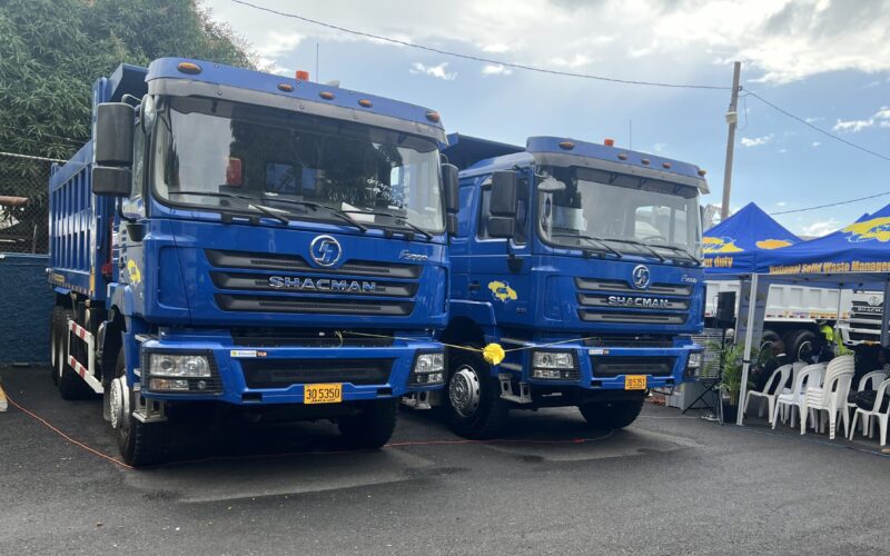 NSWMA receives 10 tipper trucks to boost National Hurricane Melissa Clean-up Programme