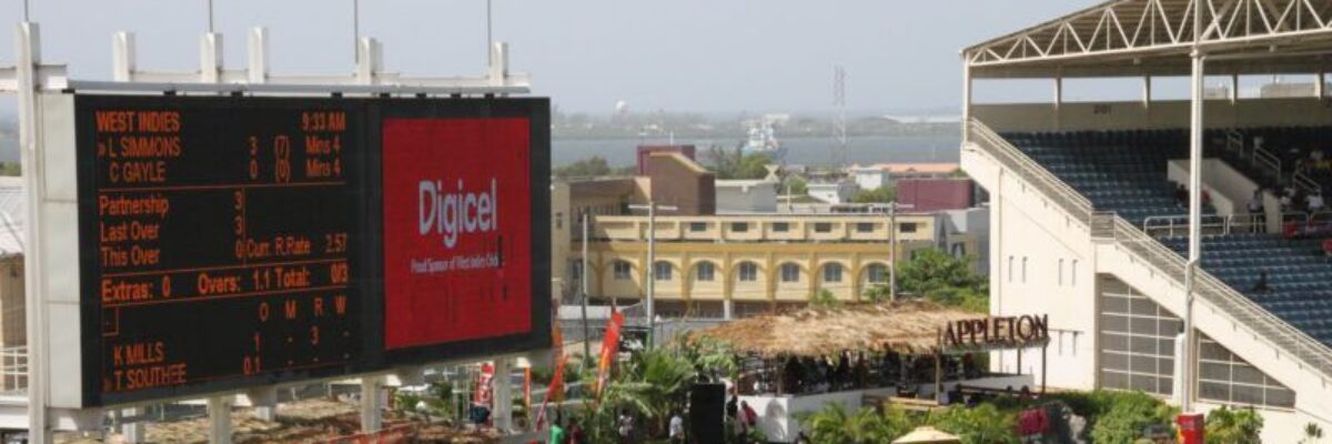 The new score board for Sabina Park may not be in place for Second Test against Bangladesh in December