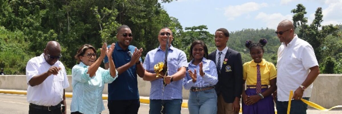 PM Holness: new Troy bridge represents restoration of connection & dignity