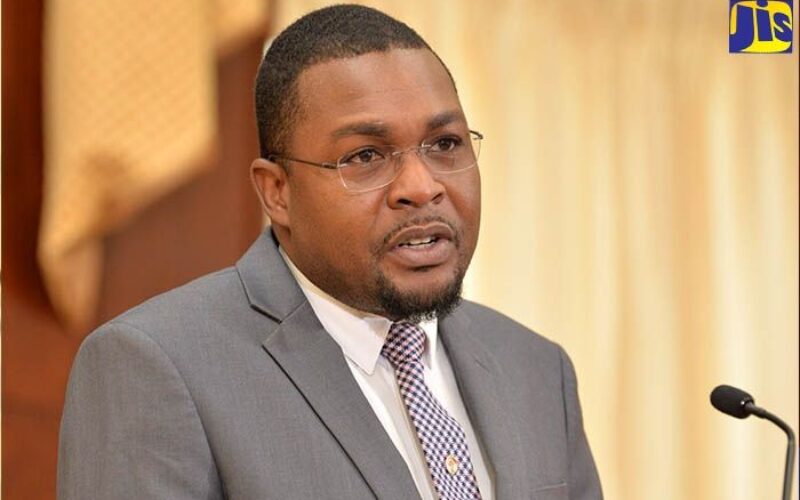 Works Minister Robert Morgan urges residents of Southern Trelawny to be cautious on roadways