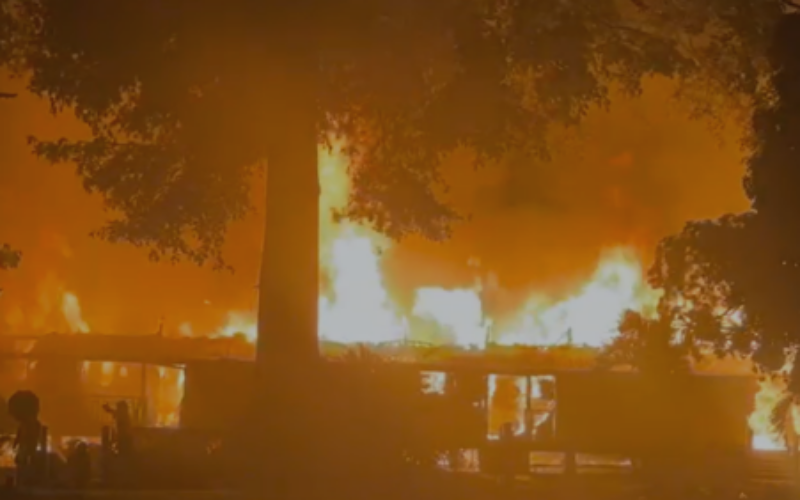 JDF says fire in Up Park Camp barracks area extinguished