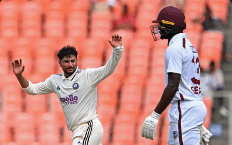 India take control after bowling out West Indies on opening day of first Test