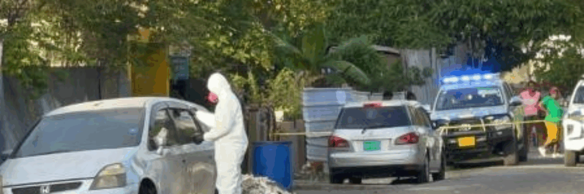 Police report that decomposing body found in trunk of car in Gregory Park, St. Catherine believed to be missing 8 y/o Navardo Blackburn