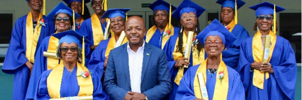 Senior citizens graduate upon completion of digital literacy programme