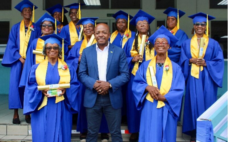 Senior citizens graduate upon completion of digital literacy programme