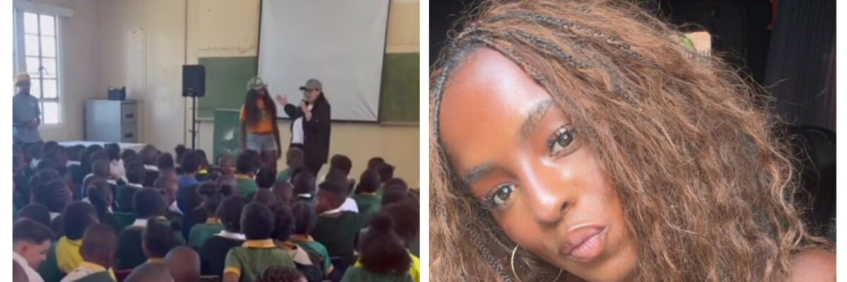 Bob Marley’s granddaughter supports South African school