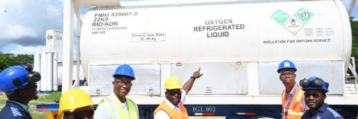 Jamaica makes history with first export of locally produced medical-grade oxygen