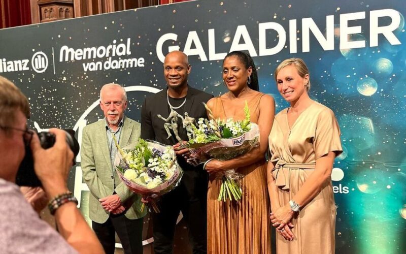 Asafa Powell inducted in the prestigious Allianz Memorial Van Damme Hall of Fame