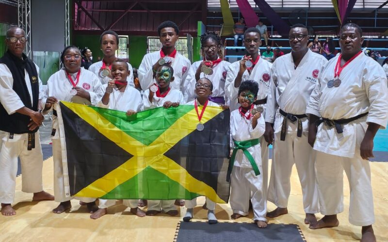 Jamaican team wins 13 medals at Karate World Cup in Georgetown Guyana