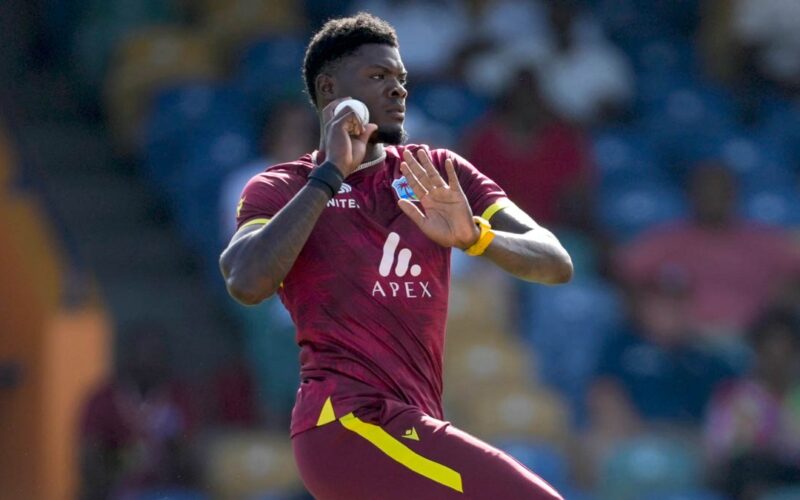 Fast bowler Alzarri Joseph has been slapped with a two match ban