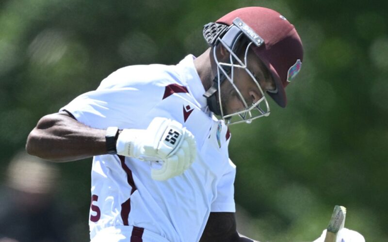 Justin Greaves’ century against New Zealand among the top five WIsden batting performances