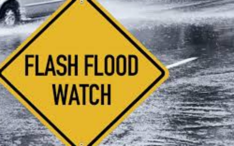 Met Service extends flash flood watch and warning until 5 PM tomorrow