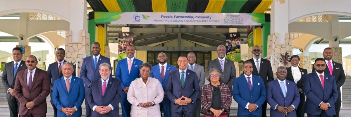 CARICOM Chair Dr. Andrew Holness assures that Jamaica will continue to press for climate justice and finance