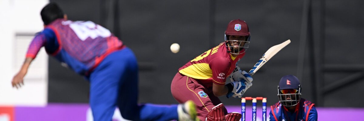 West Indies fall short against Nepal in T20I series opener