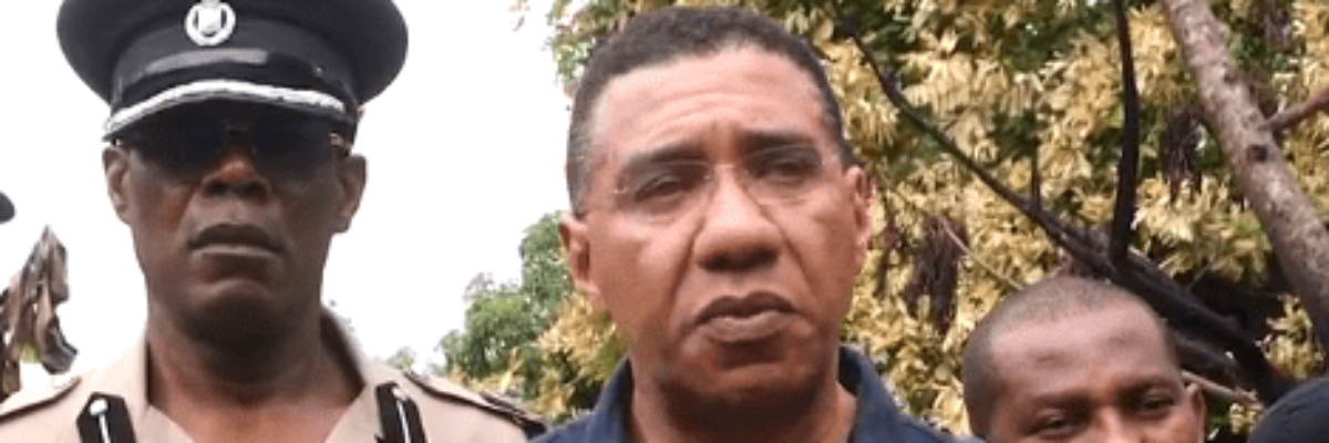 Holness says legislation regarding mass shootings being examined