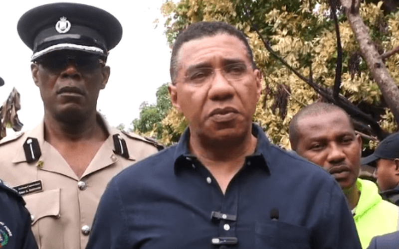 Holness says legislation regarding mass shootings being examined