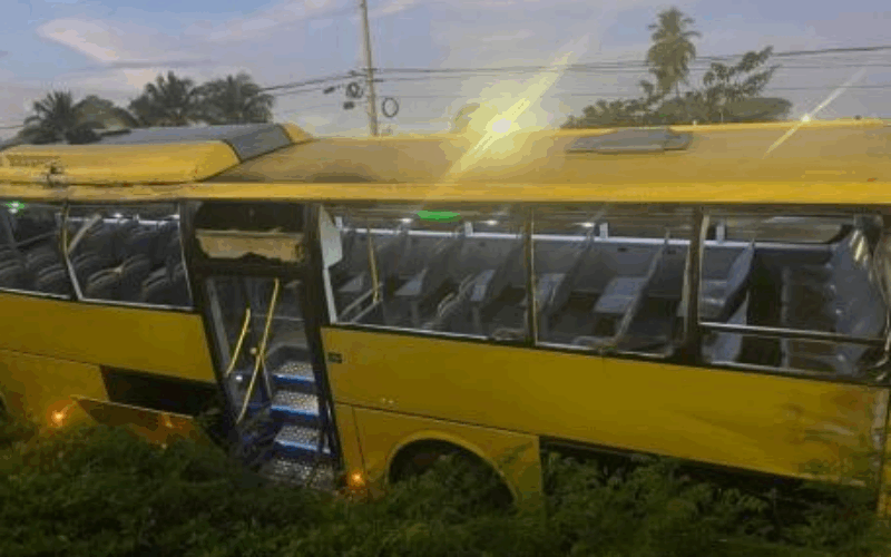 JUTC driver killed in early morning crash in St. Catherine