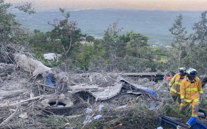 Truck driver urges caution and for motorists to obey road rules after 2 dead along Spur Tree this morning