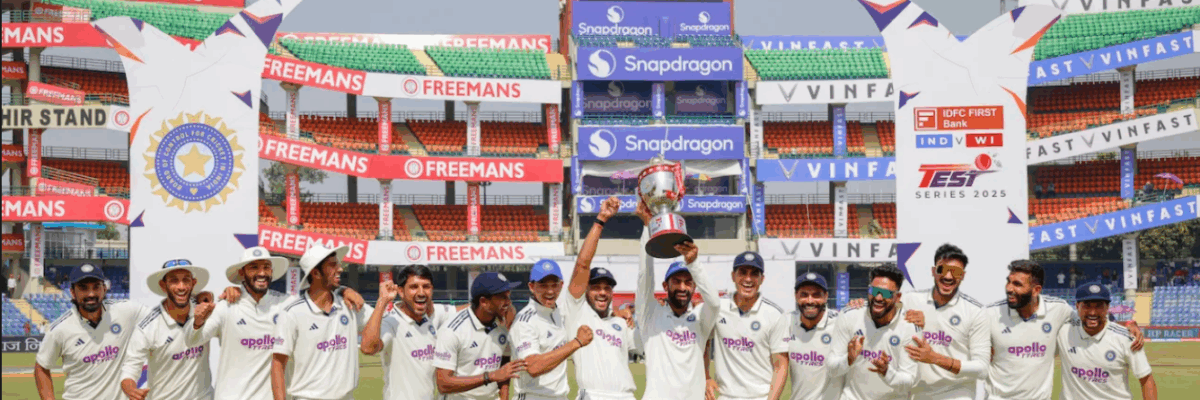 India Complete 2–0 Series Sweep as West Indies Fall by Seven Wickets in Delhi