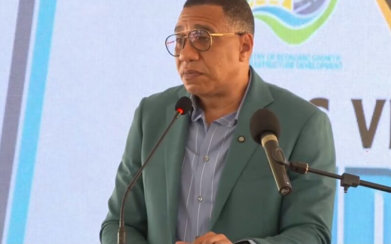 PM Holness says capital investments are not driven by demonstrations but by projects that yield economic returns