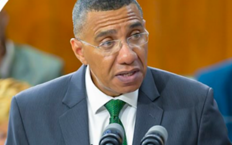 PM Holness says Jamaica is safer than 20 years ago