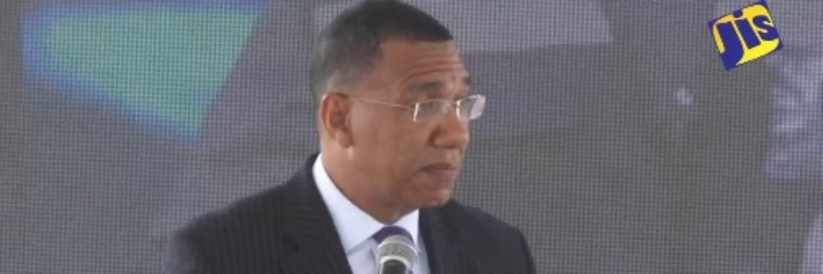 P M Holness: peace in Spanish Town would allow more investors to set up businesses  
