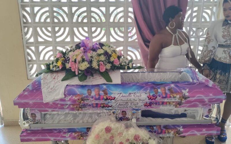 Danielle Rowe funeral service takes place, tension among attendees