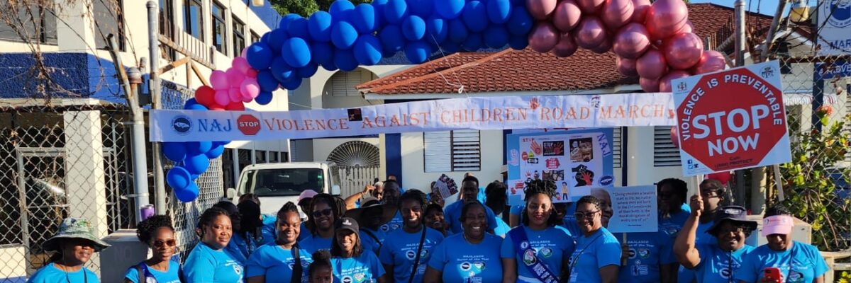 Nurses stage Stop Violence Against Children march in Kingston