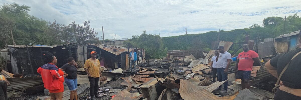 Approximately 40 residents homeless following early morning fire in Majesty Gardens, in Kingston