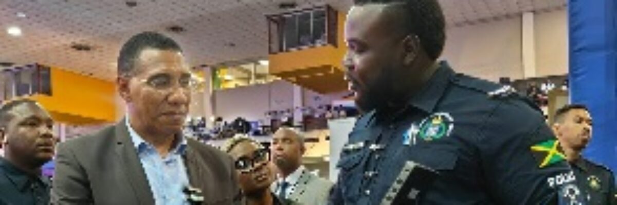 PM Holness lauds JCF for positioning as leading law enforcement in region