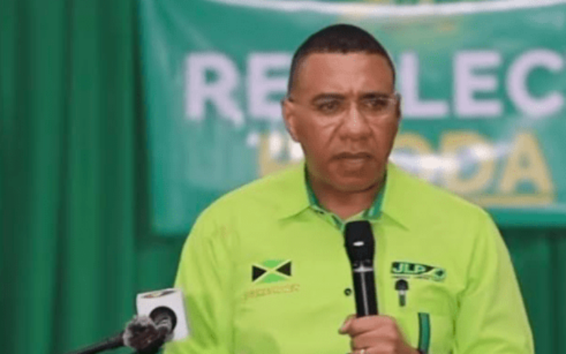 PM Holness says history has shown that the JLP is better at managing Jamaica’s economy than the Opposition