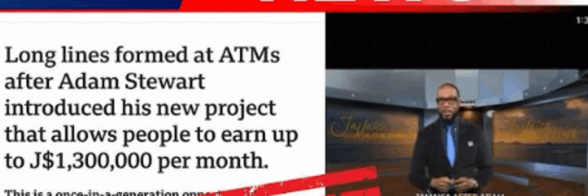 Police warn citizens against scam that uses computer generated footage of hotelier Adam Stewart to endorse fraudulent investment fund 