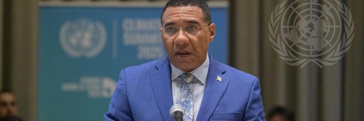 Prime Minister Dr. Andrew Holness reaffirms Jamaica’s commitment to climate change action
