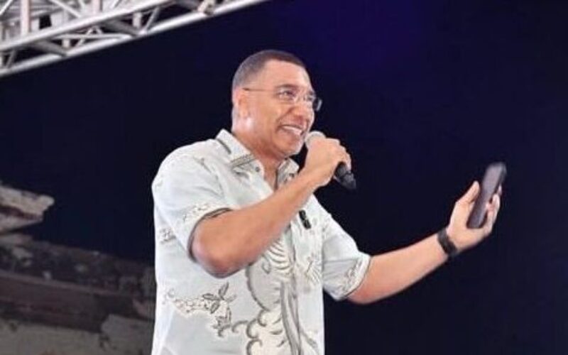 PM Holness says his New Year’s wish for Jamaica is for the country to maintain a low murder rate and to further grow the economy