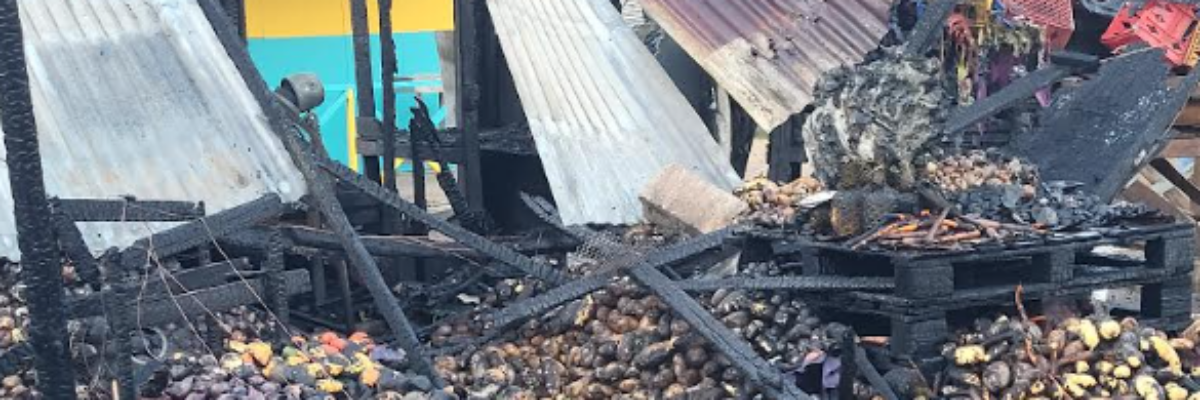 Goods worth about $30M lost in fire at a section of Ocho Rios Market