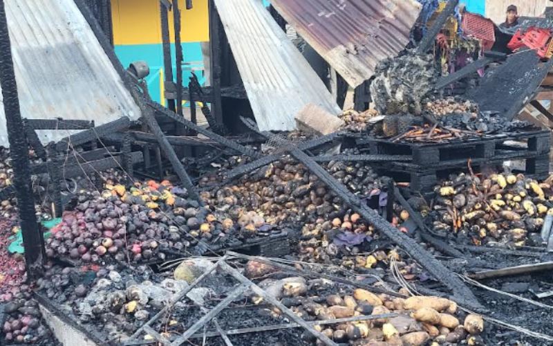 Goods worth about $30M lost in fire at a section of Ocho Rios Market