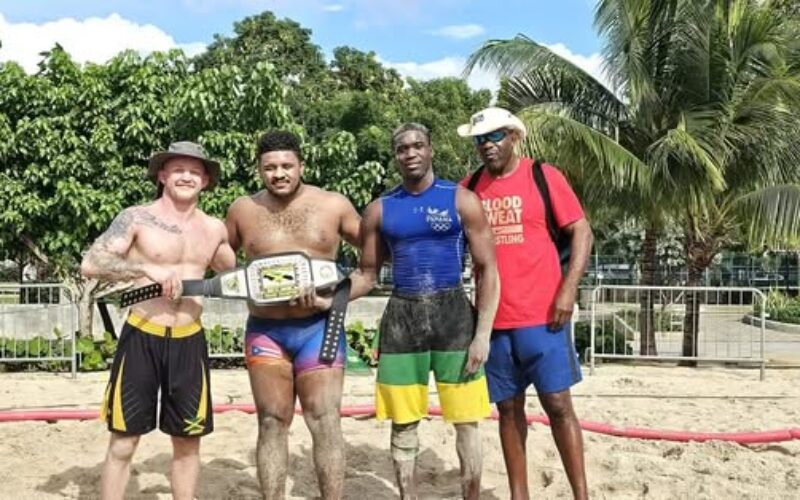 Good results for Jamaicans at the recent staging of the Jamaican Beach Wrestling Open