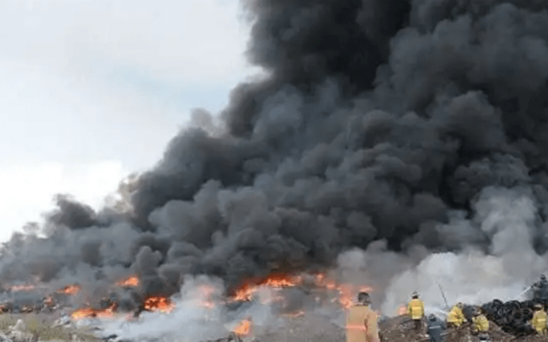 Smoke nuisance from fire at Riverton disposal site significantly reduced