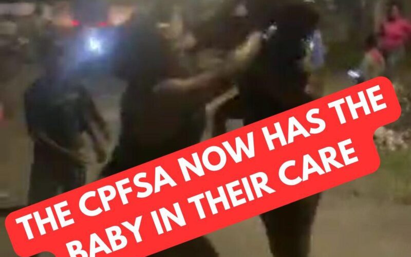 CPFSA: Baby thrown to ground by woman engaged in altercation, does not appear to have serious physical injury