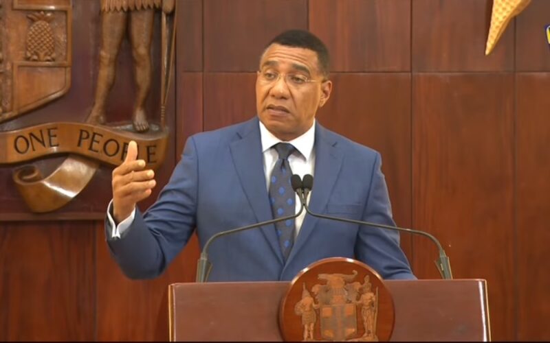 PM Holness urged Jamaicans to make climate awareness a priority