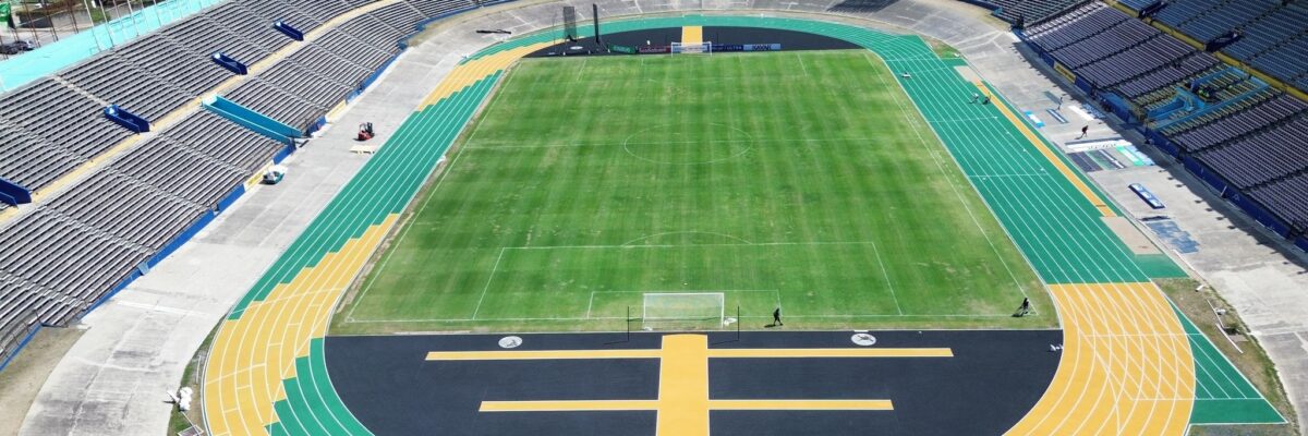 Newly resurfaced National Stadium track drops one certification level