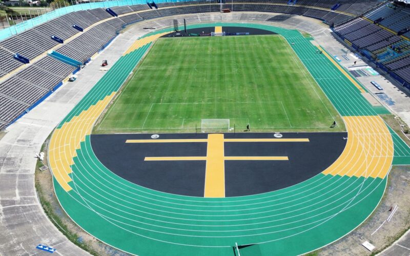 Newly resurfaced National Stadium track drops one certification level