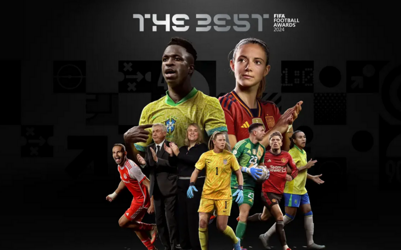 Vinicius Jr and Aitana Bonmati sweep The Best FIFA Football Awards, Khadija Shaw finishes 8th in voting