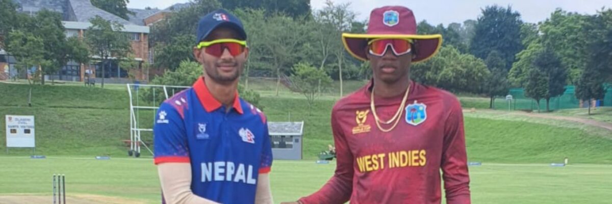 ICC under 19 World Cup warm-up match between the West Indies and Nepal abandoned