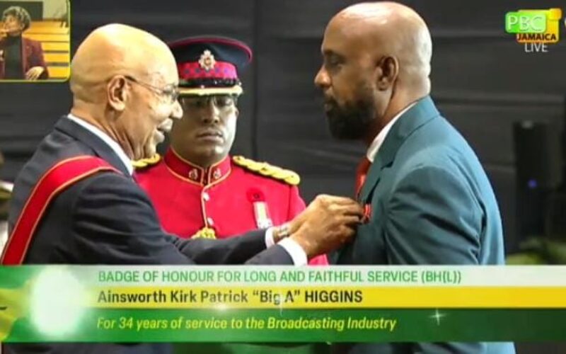 Irie FM’s “Big A” among Jamaicans being honoured for their contribution to nation building