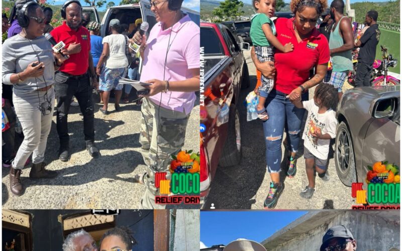 IRIE FM’s One-One Coco Relief Drive brings hope to western Jamaica
