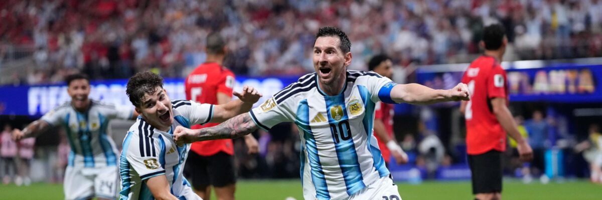 Lionel Messi kicks his way into the Fifa history books