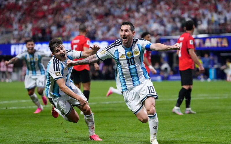 Lionel Messi kicks his way into the Fifa history books