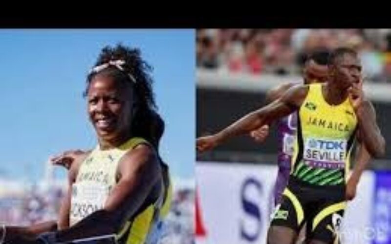Oblique Seville and Shericka Jackson are the 2026 National 100-metre Champions